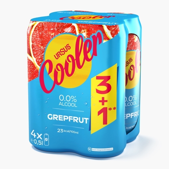 Bere fără alcool cu aromă de grepfruit (3+1) x 0.5l
