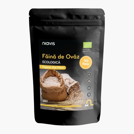 Făină de ovăz ecologică, fără gluten, 250g