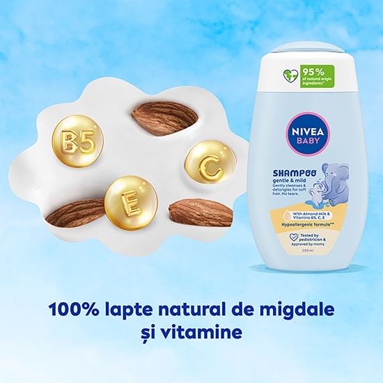 Șampon pentru bebeluși Baby Gentle & Mild 200ml