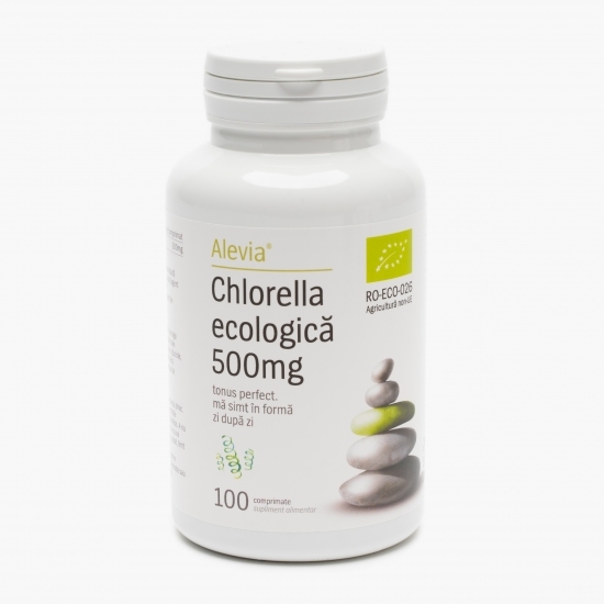 Chlorella ecologică 500mg 100 comprimate