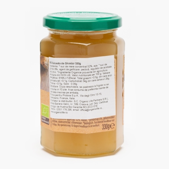 Dulceață de ghimbir eco 330g