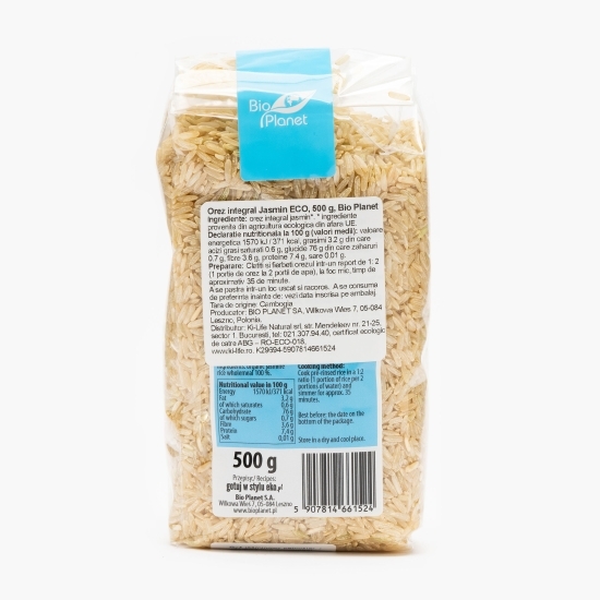 Orez integral Jasmin eco 500g