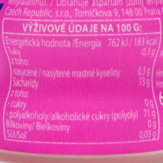 Gumă de mestecat Bubble Fresh, fără zahăr adăugat 60g
