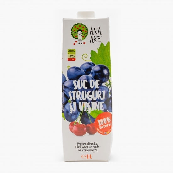Suc de struguri și vișine 1l