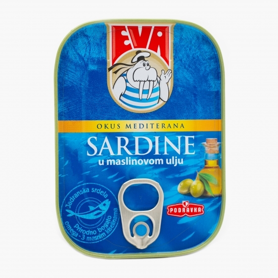 Sardine în ulei de măsline 115g