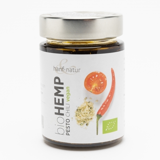 Pesto din cânepă și chili eco 150g