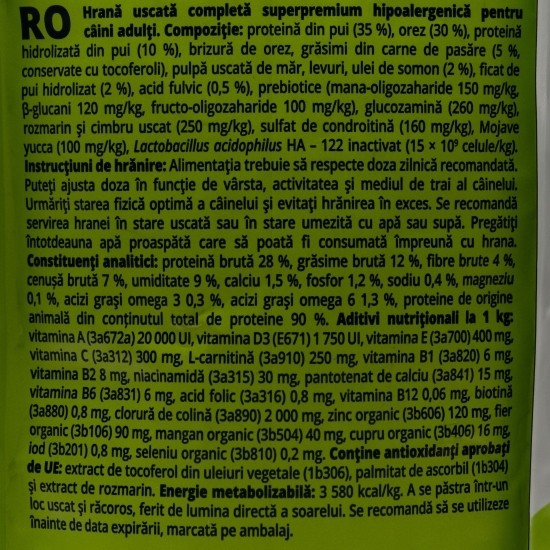 Hrană uscată pentru câinii activi din mediul urban 7kg