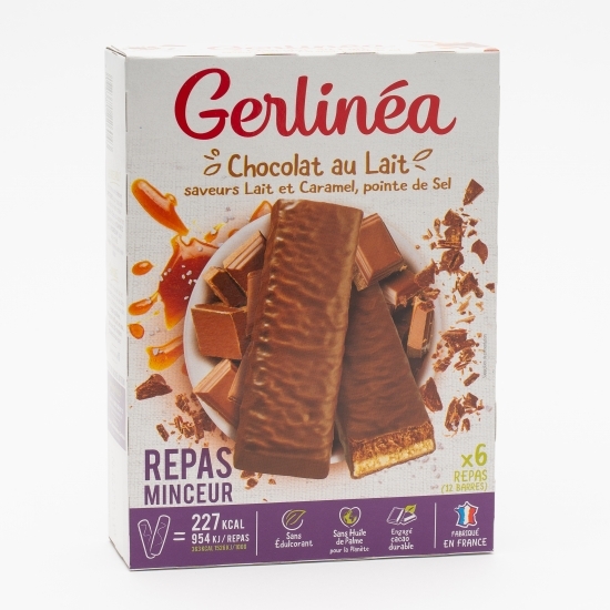 Batoane de ciocolată cu lapte și caramel sărat 12x31g