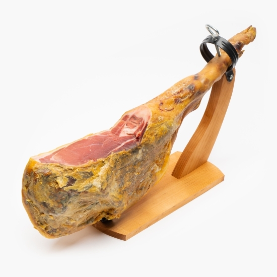 Jambon Serrano + suport + cuțit Bodega 7kg