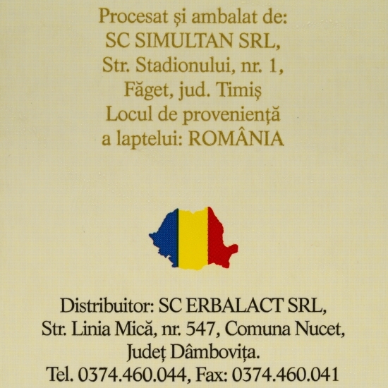 Lapte de consum 3.5% grăsime 1l