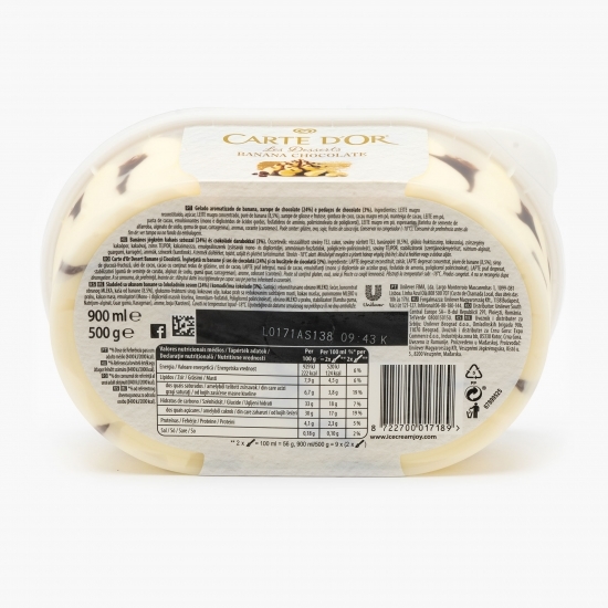 Înghețată cu banane și ciocolată 500g