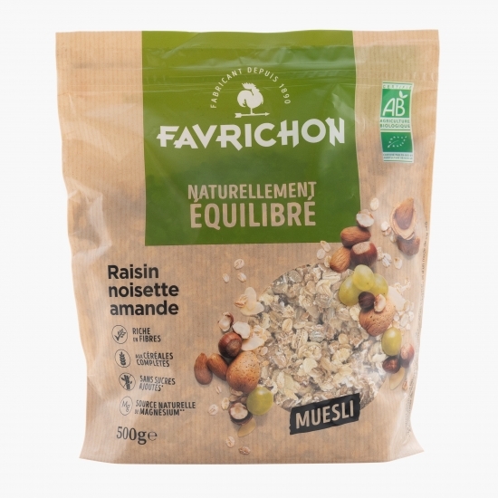 Musli eco tradițional cu alune de pădure și migdale 500g