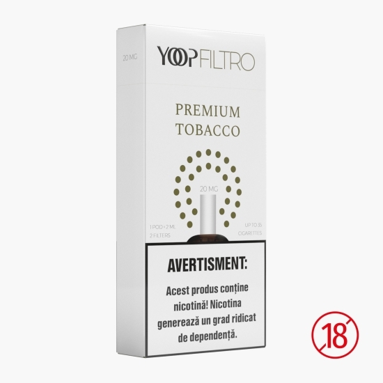 Pod Filtro Premium Tobacco 20mg/ml, 2ml + 2 filtre