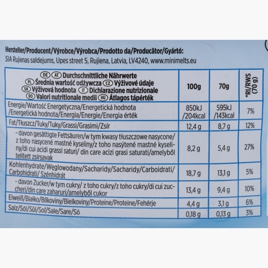 Biluțe de înghețată cu aromă de gumă de mestecat 70g