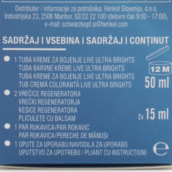 Vopsea de păr semi-permanentă Ultra Brights 098 Steel silver 80ml