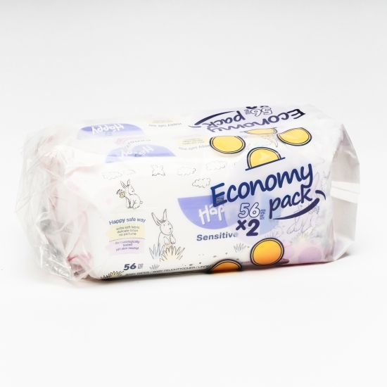 Șervețele umede Sensitive aloe pentru bebeluși 56x2 buc