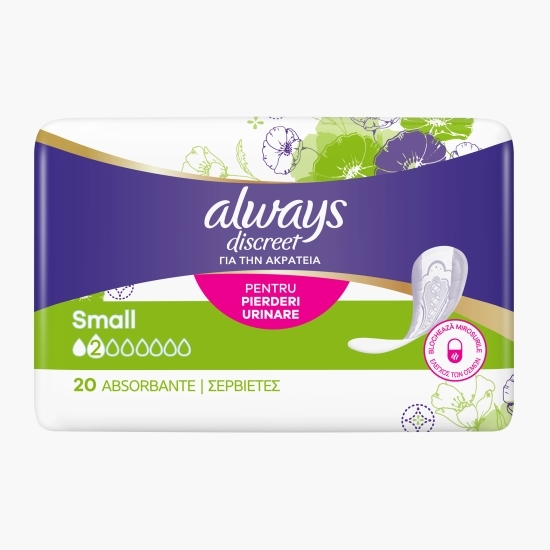 Absorbante pentru incontinență urinară Pads small 20 buc