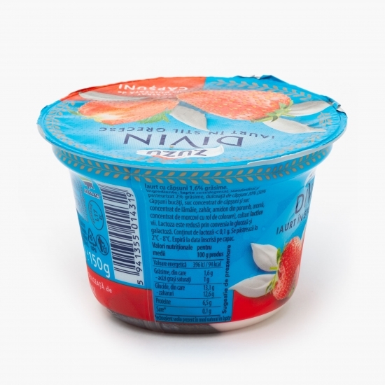 Iaurt în stil grecesc cu căpșuni 150g