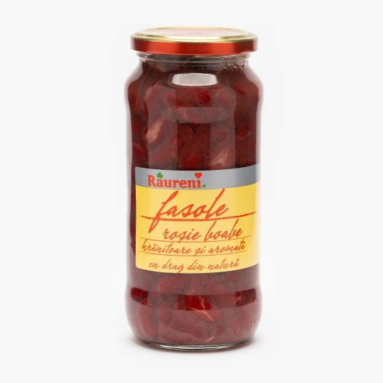 Fasole roșie boabe 580g