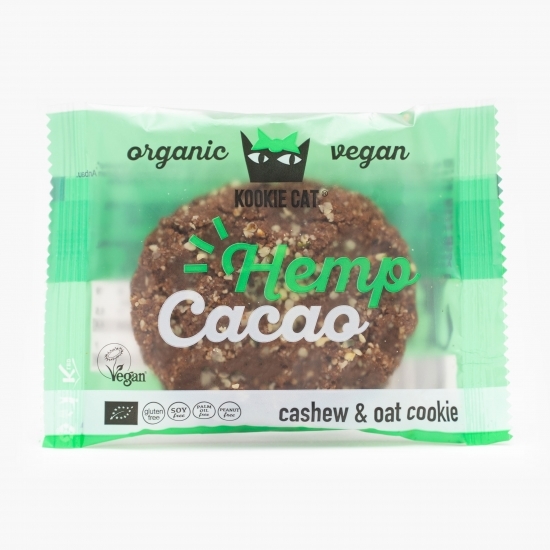 Biscuit eco cu cânepă și cacao fără gluten 50g