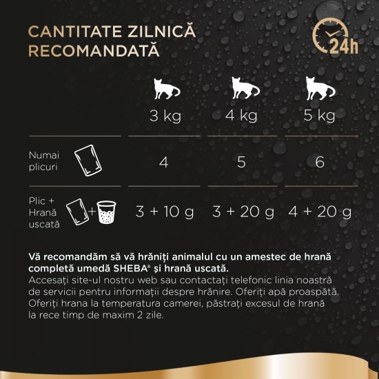 Hrană umedă pentru pisici adulte, 6x50g, cu pui și vită