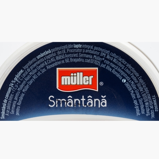 Smântână 24% grăsime 950g