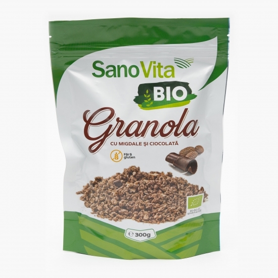 Granola cu migdale și ciocolată eco 300g 