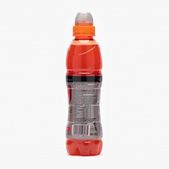 Băutură necarbonatată pentru sportivi cu aromă de portocală roșie cu zahăr și îndulcitori 0.5l