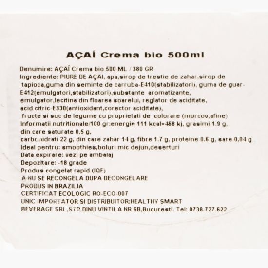 Acai cremă eco 500ml