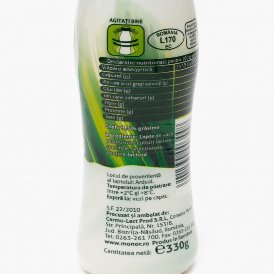 Chefir 3.3% grăsime 330g