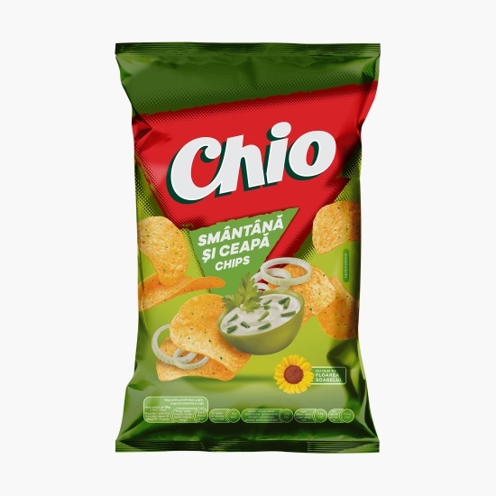 Chipsuri din cartofi cu gust de smântână și ceapă 140g