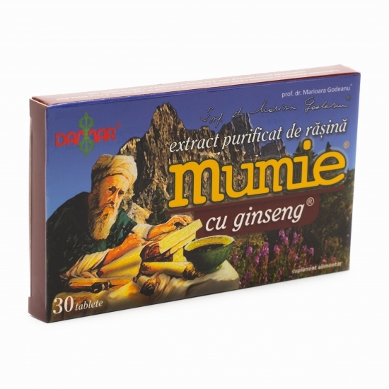 Extract purificat de rășină cu ginseng 30 tablete