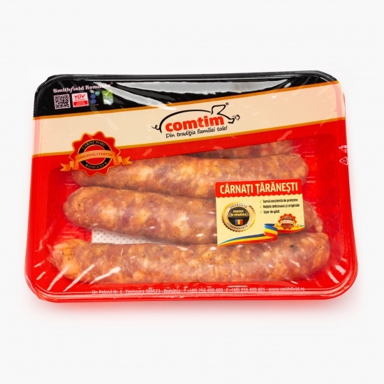 Cârnați țărănești de porc 500g