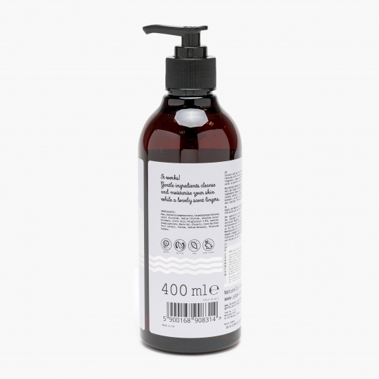 Gel de duș hidratant, cocos și sare de mare 400ml