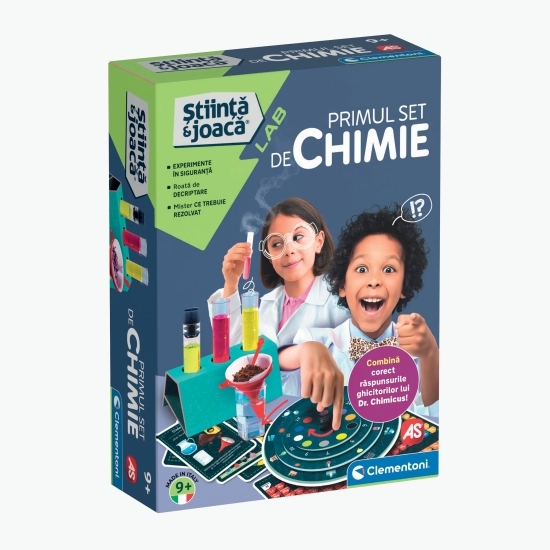 Știință & joacă: Primul set de chimie, +9 ani