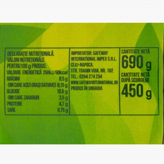 Mazăre verde proaspătă 690g