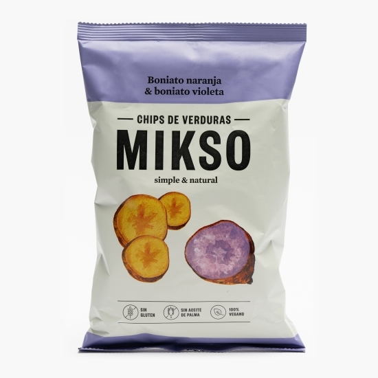 Chipsuri din cartofi dulci portocalii și violet, fără gluten 85g