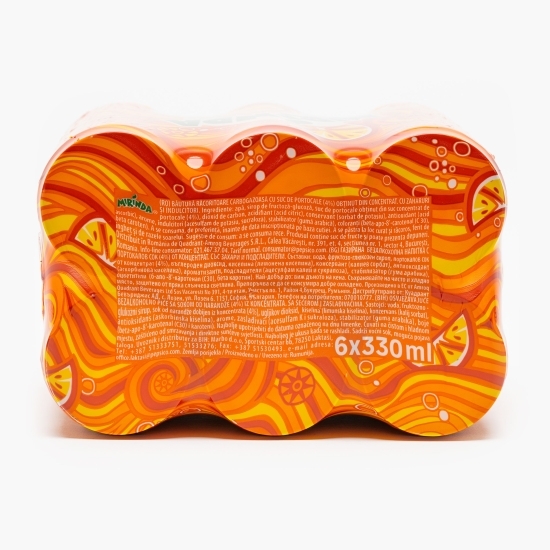 Băutură carbogazoasă cu suc de portocale 6x0.33l