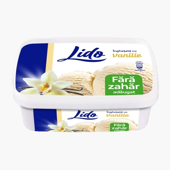 Înghețată de vanilie, fără zahăr 1l