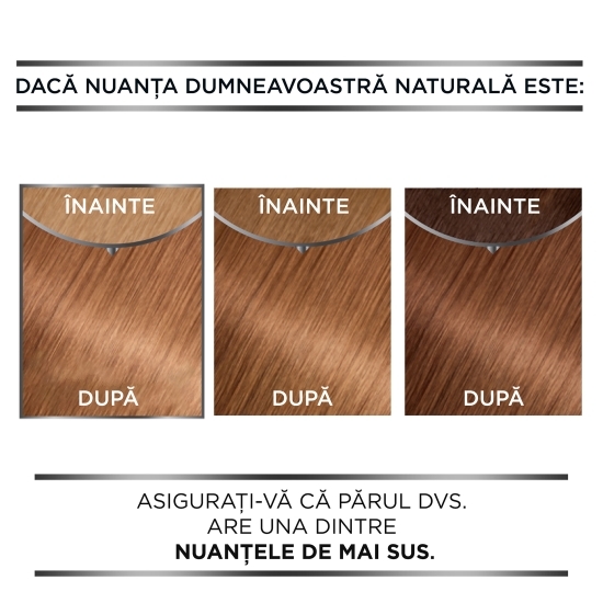 Vopsea de păr permanentă fără amoniac 8.31 Golden ashy blonde 112ml