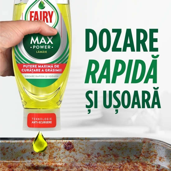 Detergent de vase MaxPower Lemon 0.545l