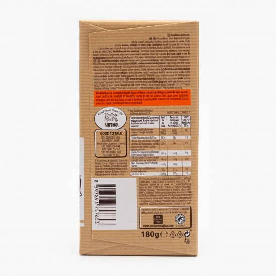 Ciocolată de menaj albă 180g