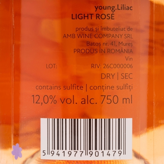 Vin rose sec Light Rose, 12%, 0.75l