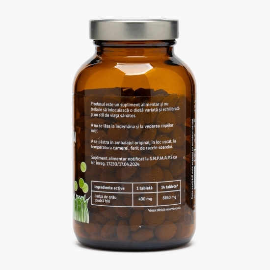 Iarbă de grâu eco, 250 tablete