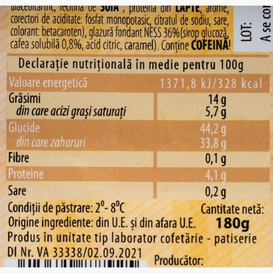 Mini eclere cu glazură de ness 6 buc. 180g