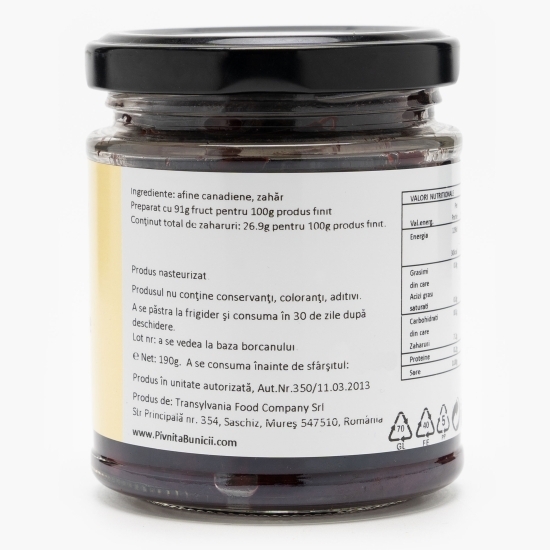 Gem de afine canadiene 190g