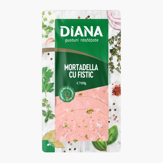 Mortadela cu fistic 100g