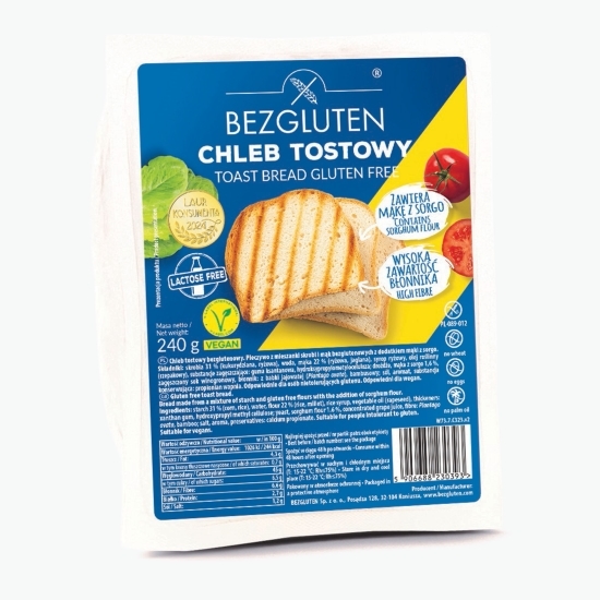 Pâine toast, fără gluten 240g