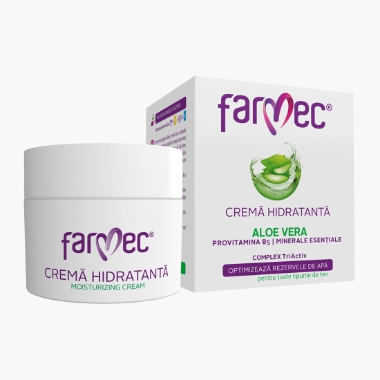 Cremă hidratantă cu Aloe Vera 50ml