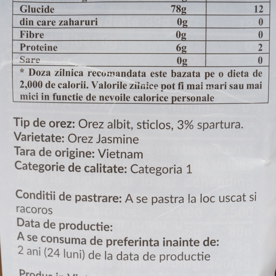 Orez Jasmine 1kg